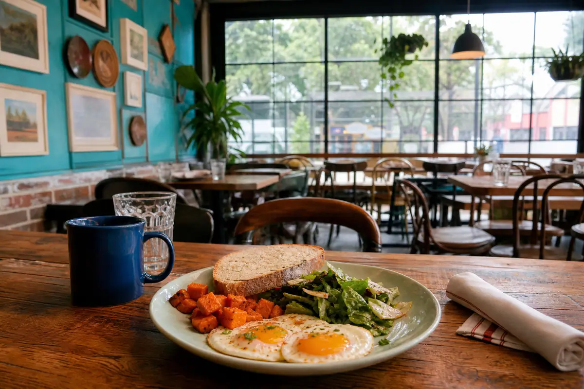 Photoreal view of Barnaby's Cafe in Houston