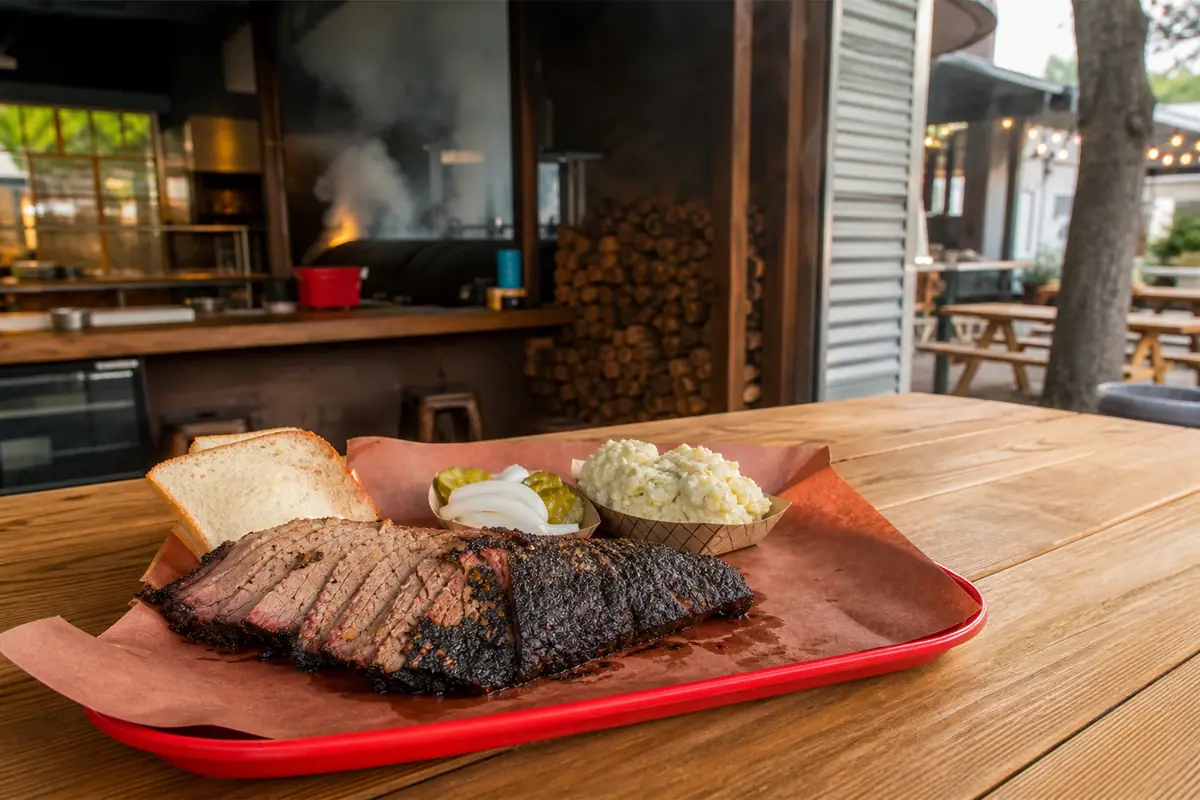 Photoreal view of Truth BBQ in Houston