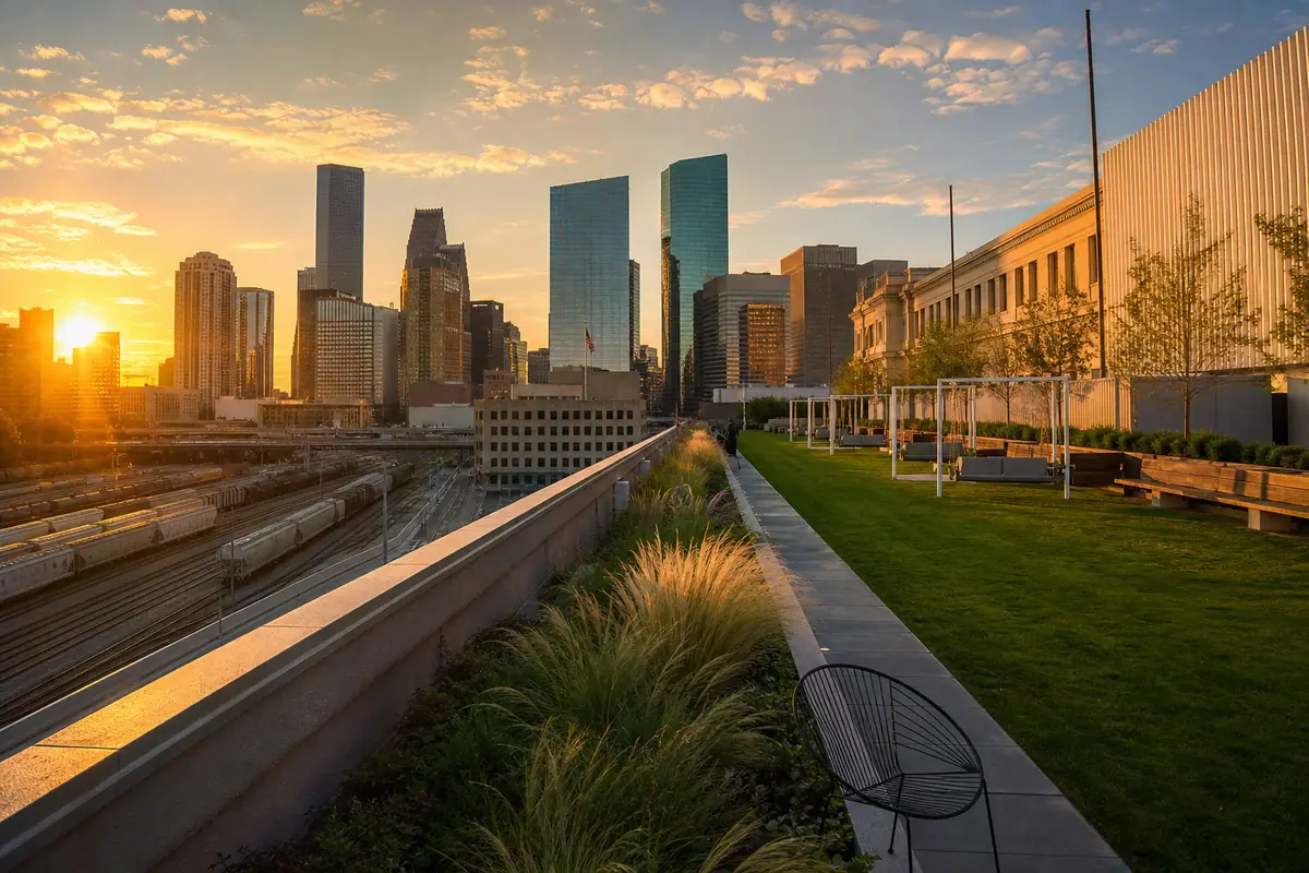 Photoreal view of POST Houston Skylawn in Houston