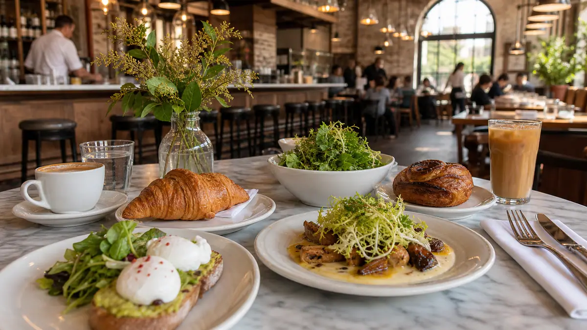 Photoreal brunch and pastries at Republique in Los Angeles