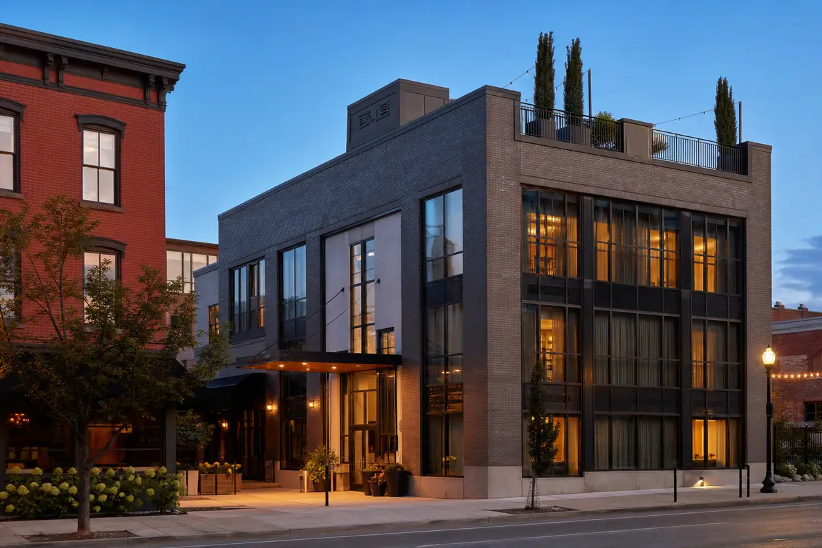 Photoreal view of Hotel Genevieve in Louisville