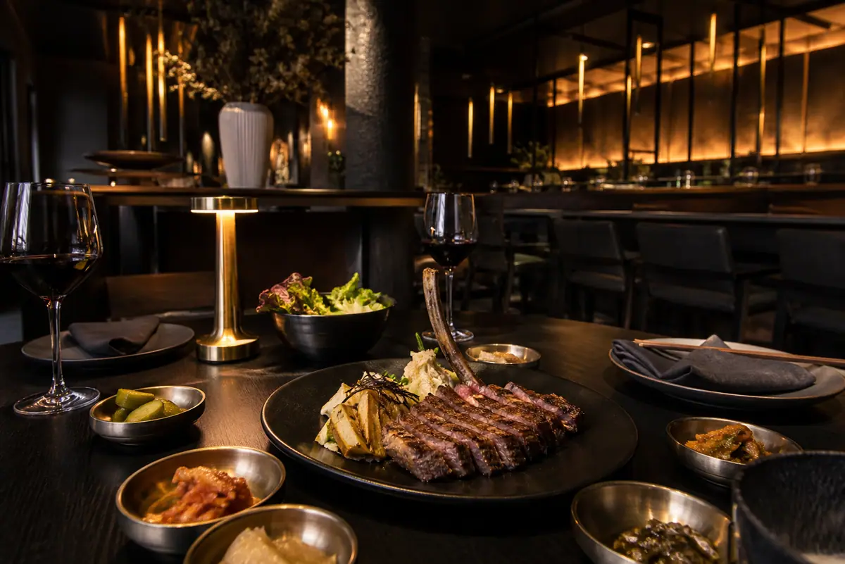 Photoreal view of Nami Modern Korean Steakhouse in Louisville
