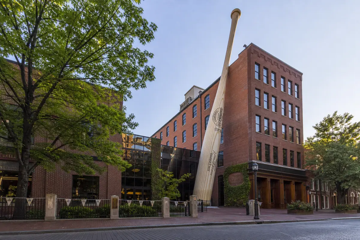 Photoreal view of Louisville Slugger Museum and Factory in Louisville