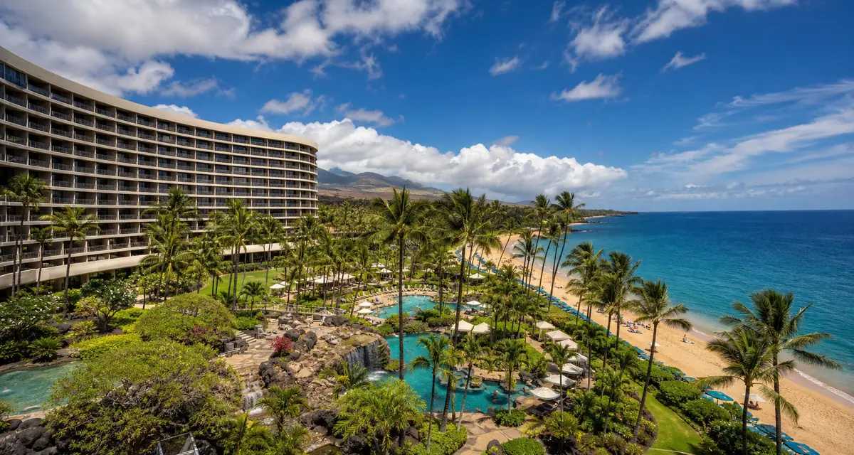 Photoreal exterior of Hyatt Regency Maui Resort and Spa