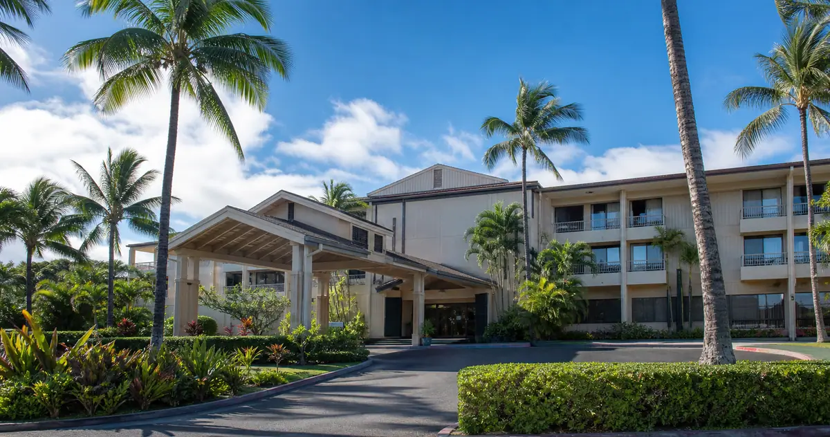 Photoreal exterior of Maui Seaside Hotel