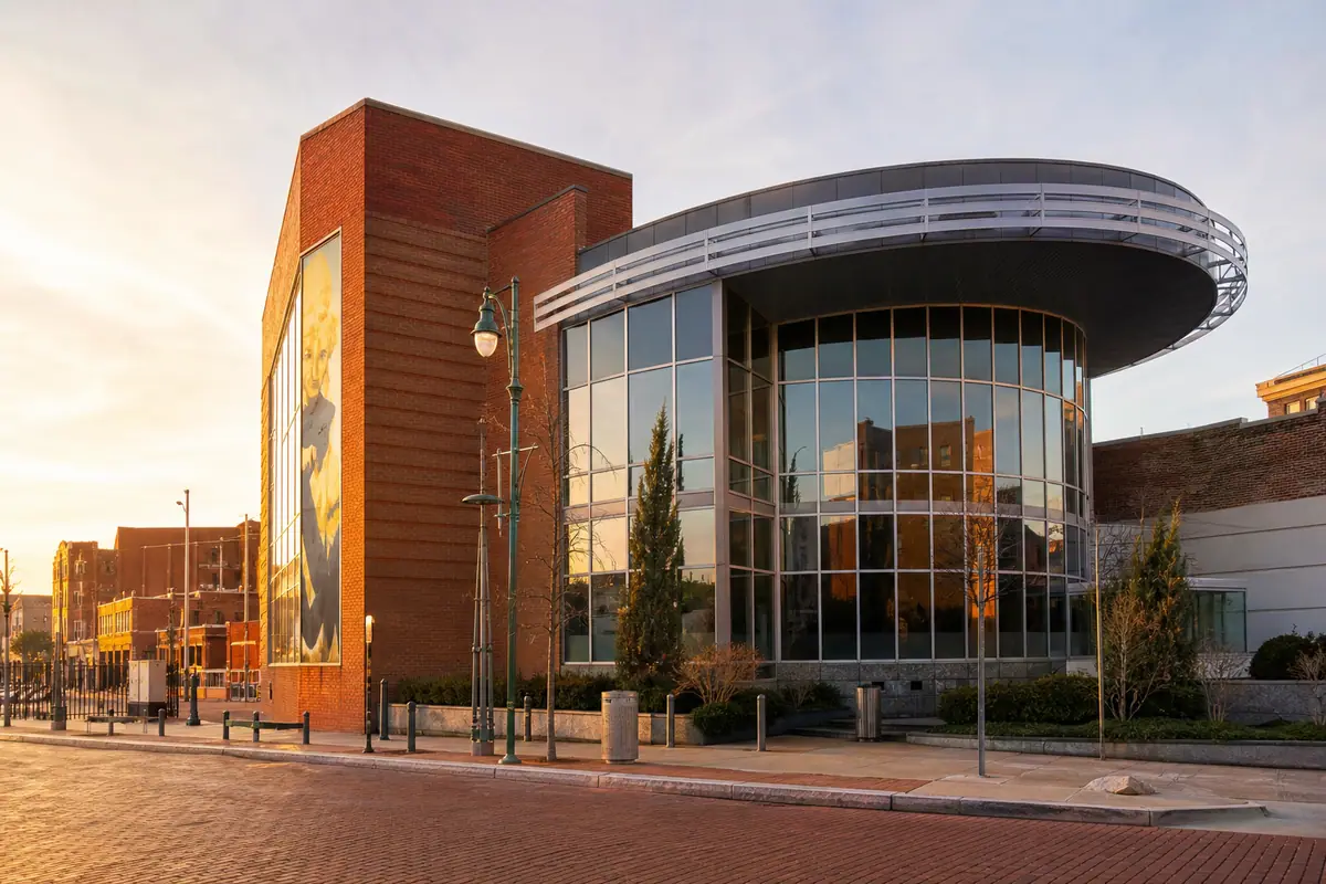 Photoreal view of Memphis Rock n Soul Museum in Memphis