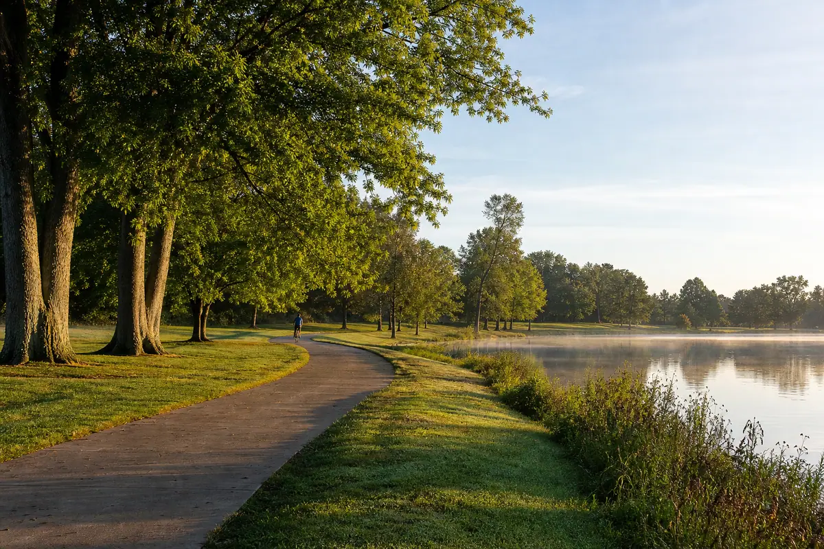 Photoreal view of Shelby Farms Park in Memphis