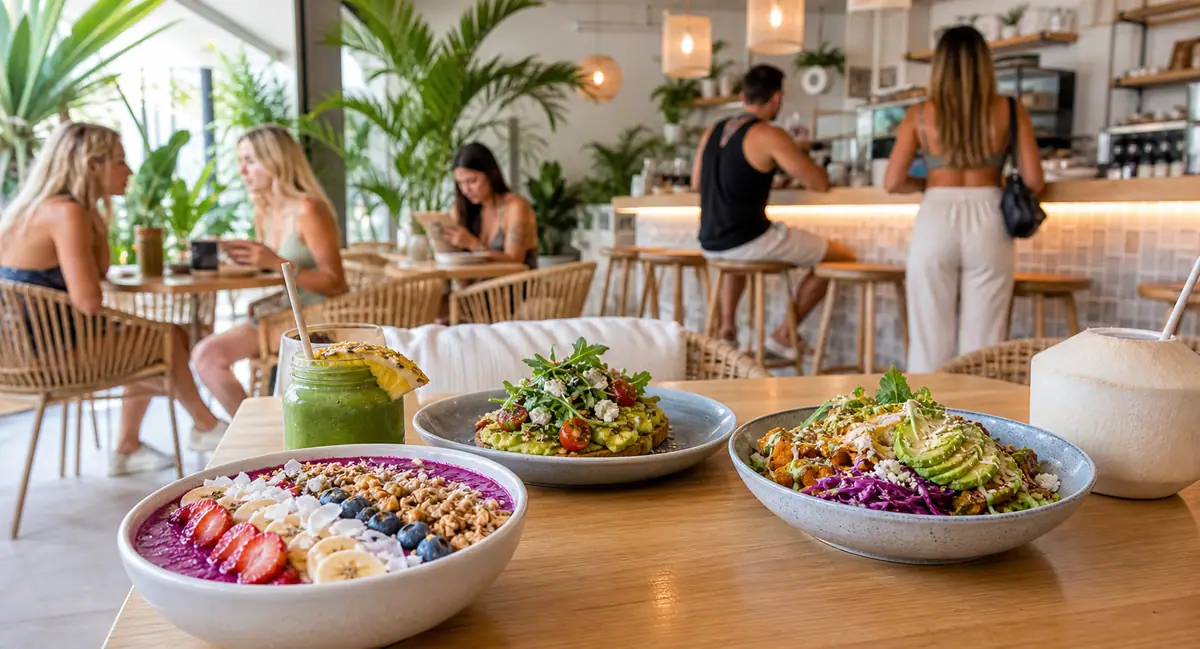 Photoreal dining or food scene representing Pura Vida Miami