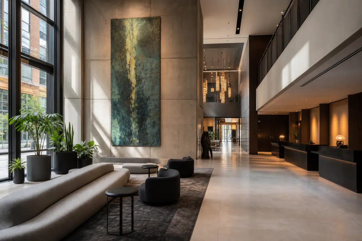 Photoreal view of Kinn Guesthouse Downtown in Milwaukee