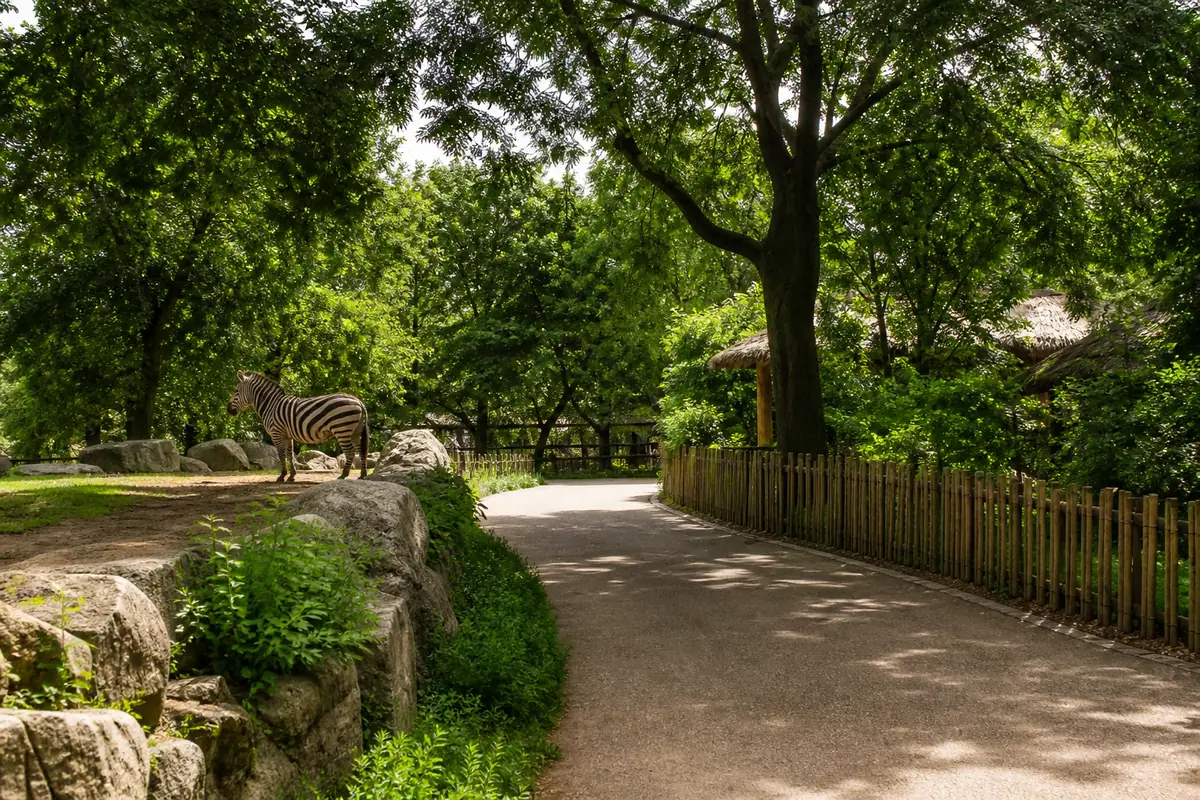 Photoreal view of Milwaukee County Zoo in Milwaukee