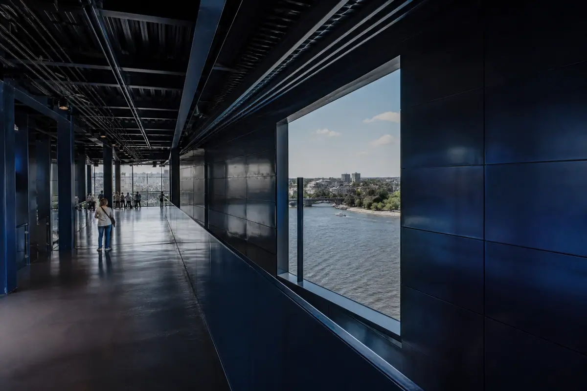 Photoreal view of Guthrie Theater Endless Bridge in Minneapolis