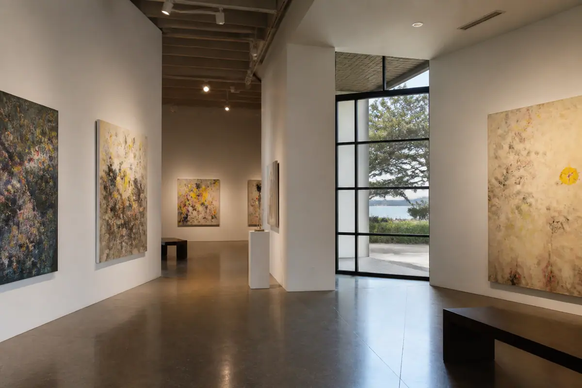 Photoreal Monterey scene at Monterey Museum of Art
