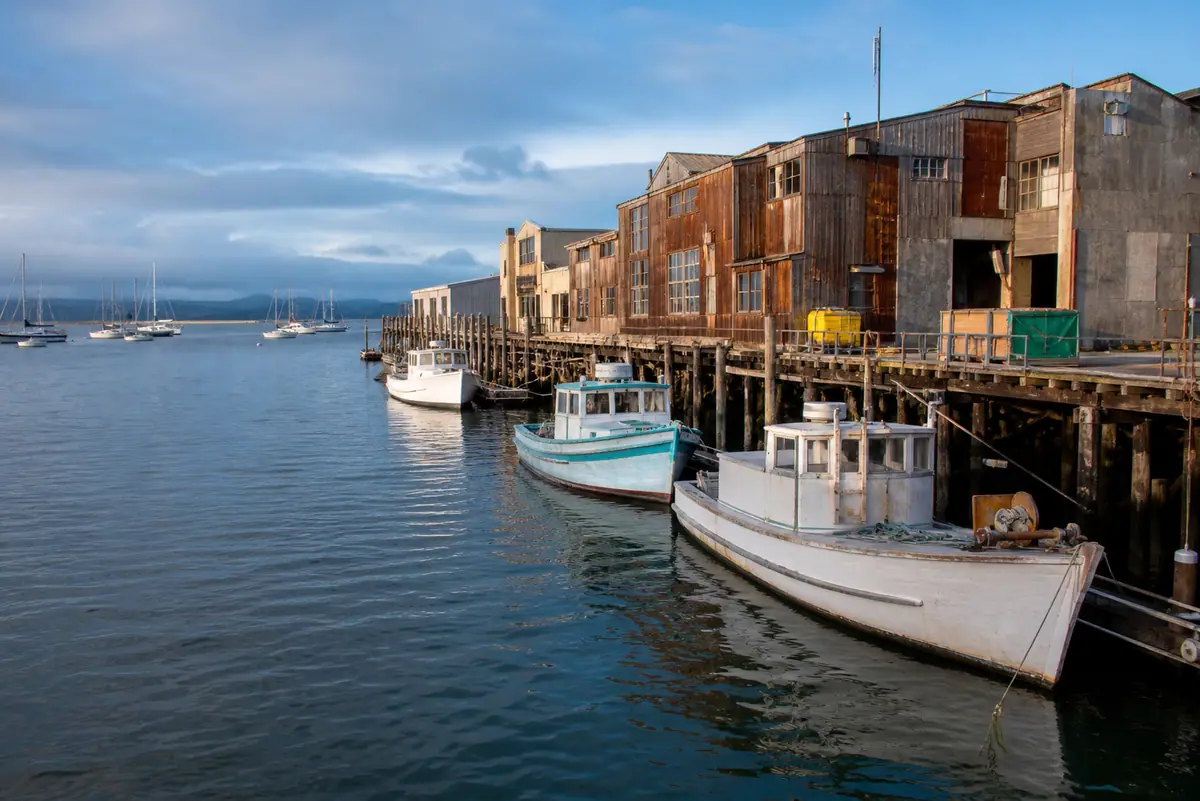 Photoreal Monterey scene at Old Fisherman's Wharf