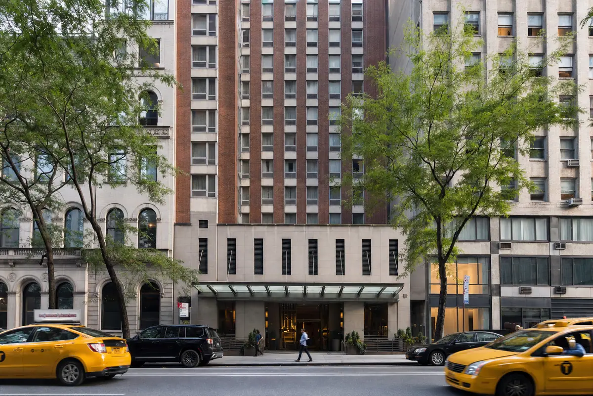 Photoreal exterior of Pod 51 in New York City
