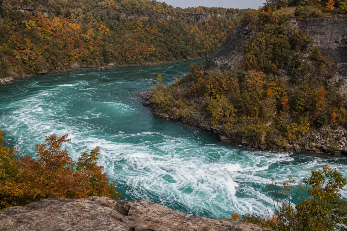 Photoreal view of Whirlpool State Park in Niagara Falls, New York