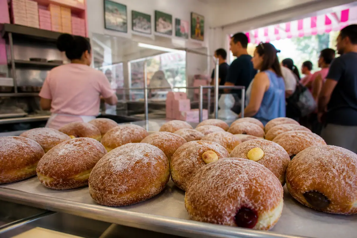 Photoreal Leonard's Bakery malasadas on Oahu