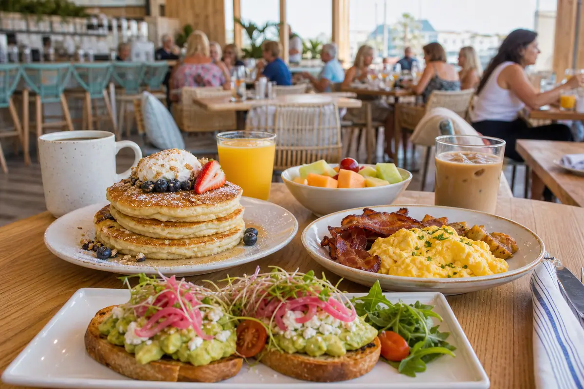 Photoreal brunch spread representing Barn 34 in Ocean City