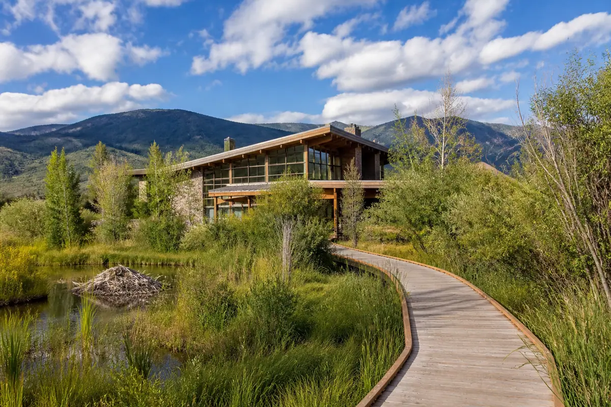 Photorealistic travel-editorial view of Bonanza Flat Scenic Drive and Lookout in Park City, Utah