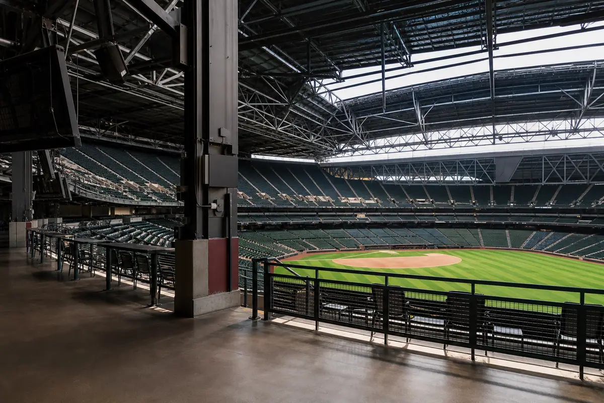 Photoreal view of Chase Field in Phoenix