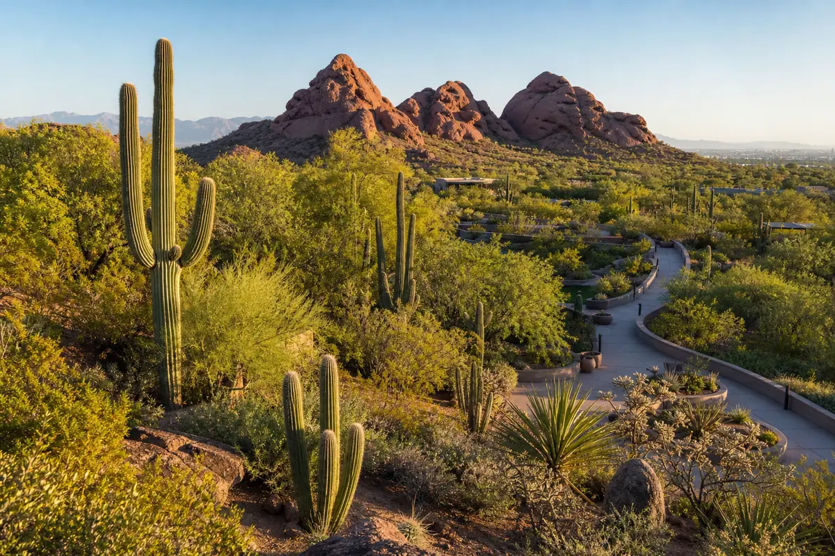 Photoreal view of Desert Botanical Garden in Phoenix