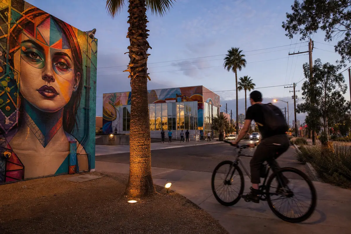 Photoreal view of Roosevelt Row Arts District in Phoenix