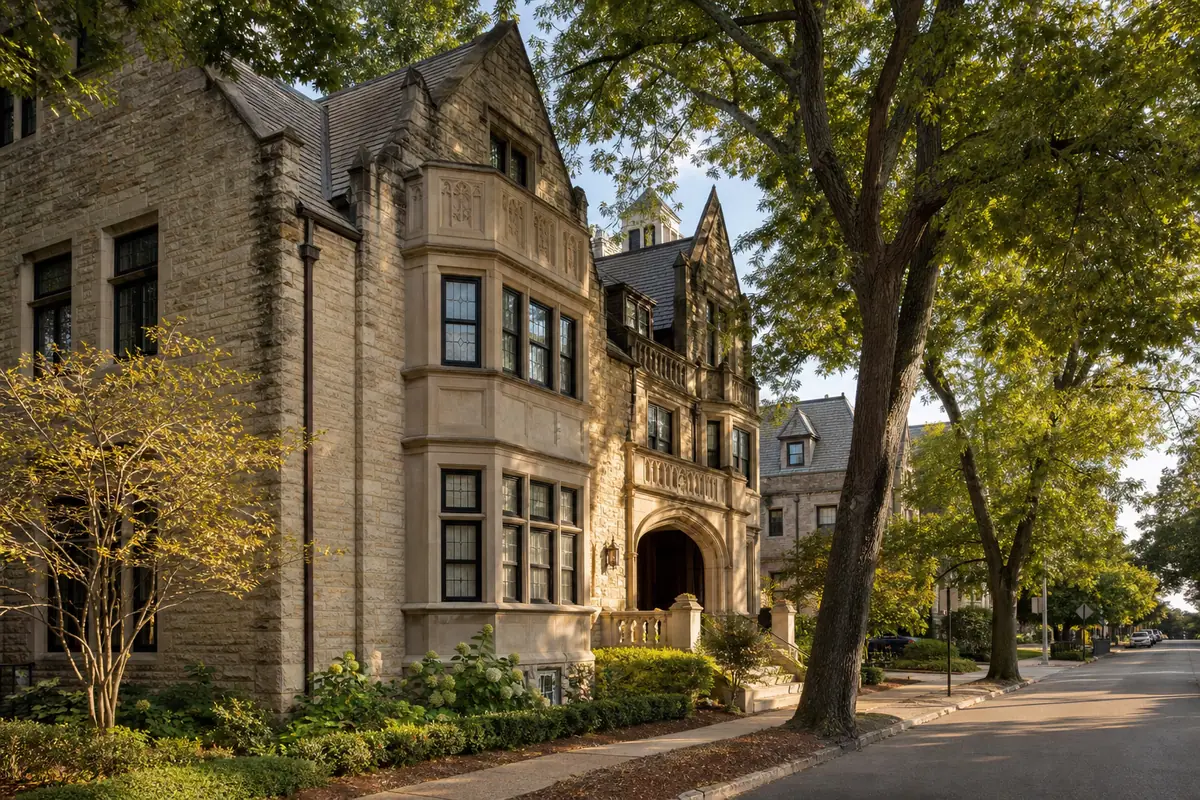 Photoreal view of Mansions on Fifth Hotel in Pittsburgh