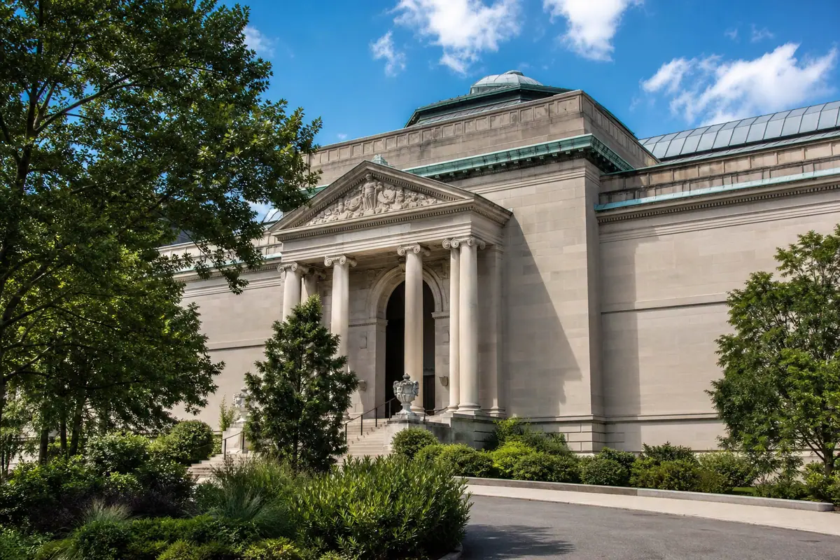 Photoreal view of Carnegie Museums of Art and Natural History in Pittsburgh