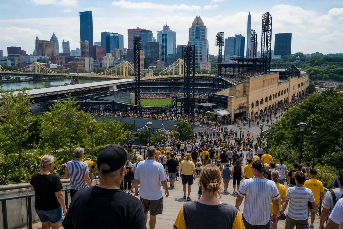 Photoreal view of PNC Park Tour or Game in Pittsburgh