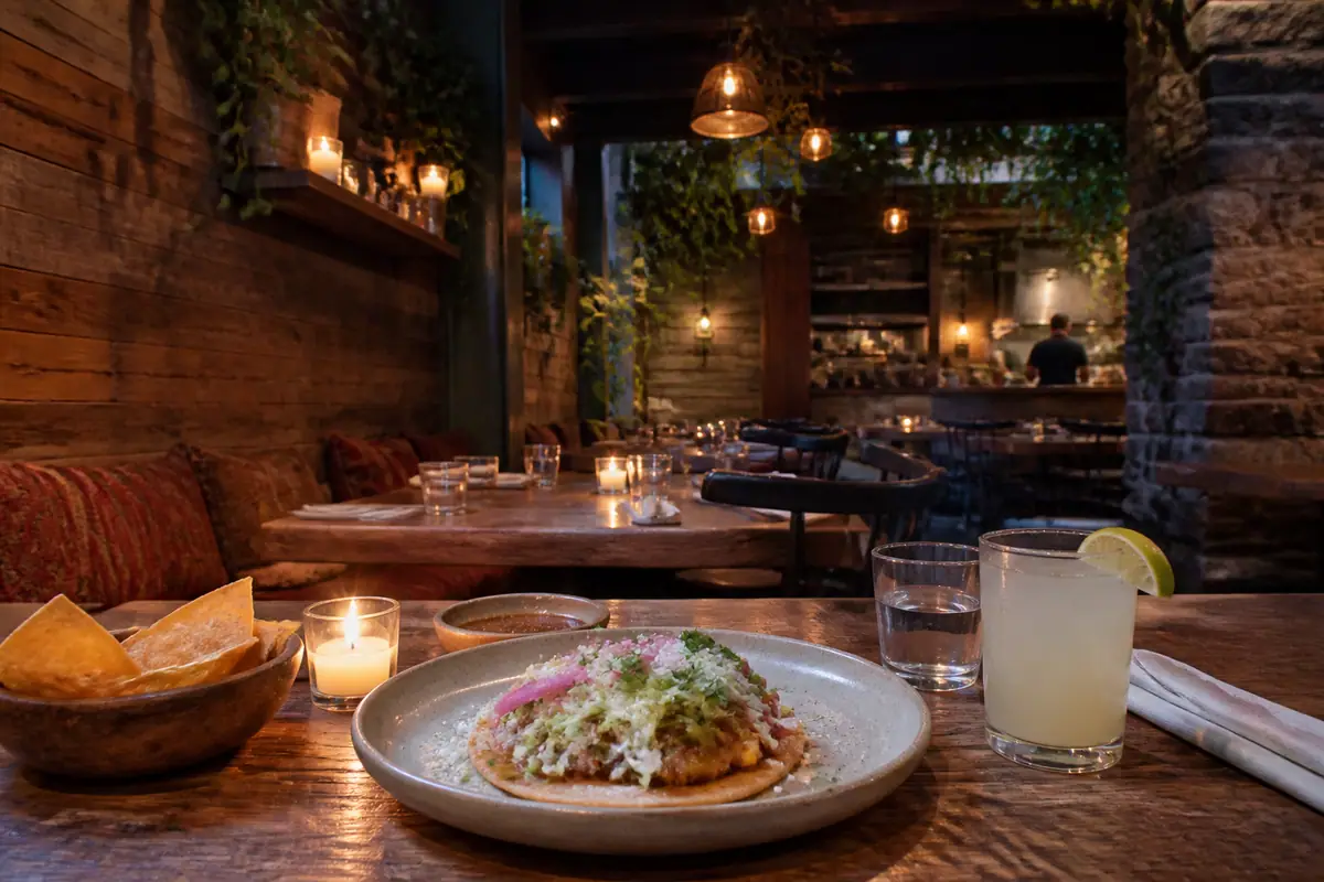 Photoreal dining-room or exterior view of Terlingua in Portland, Maine