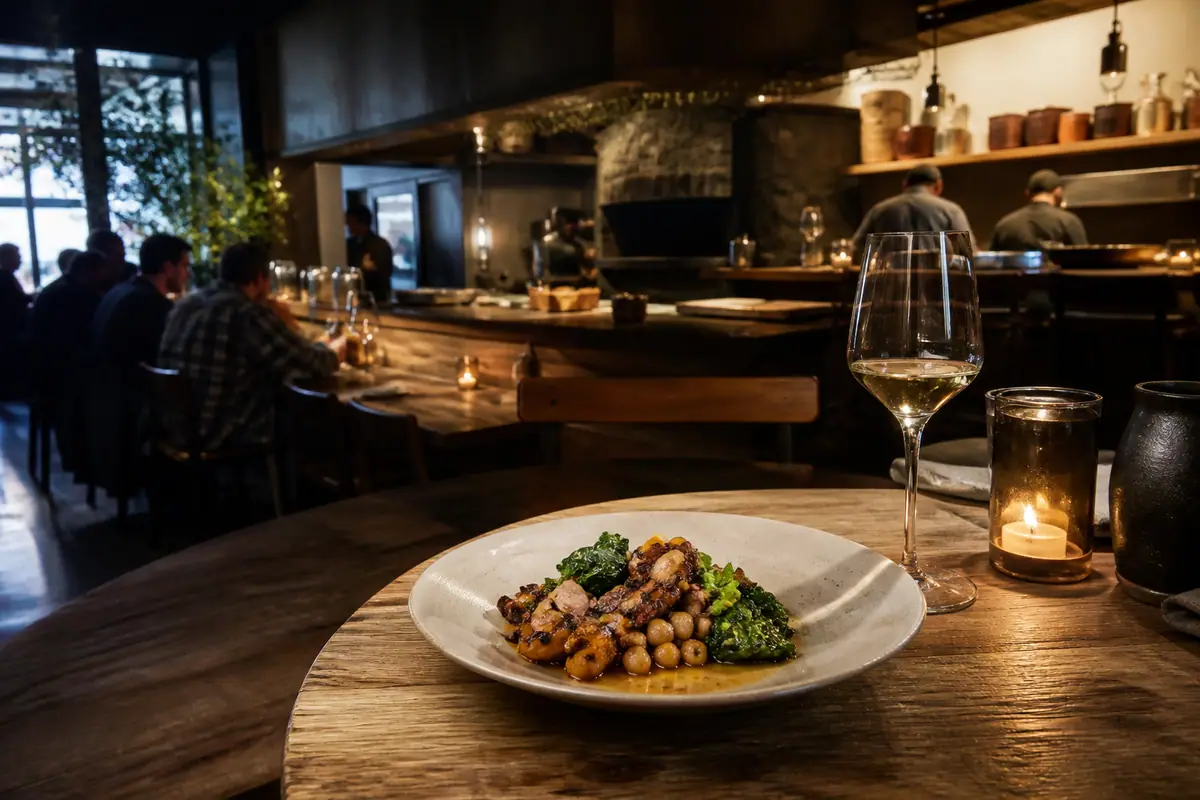 Photoreal dining-room or exterior view of Tipo in Portland, Maine