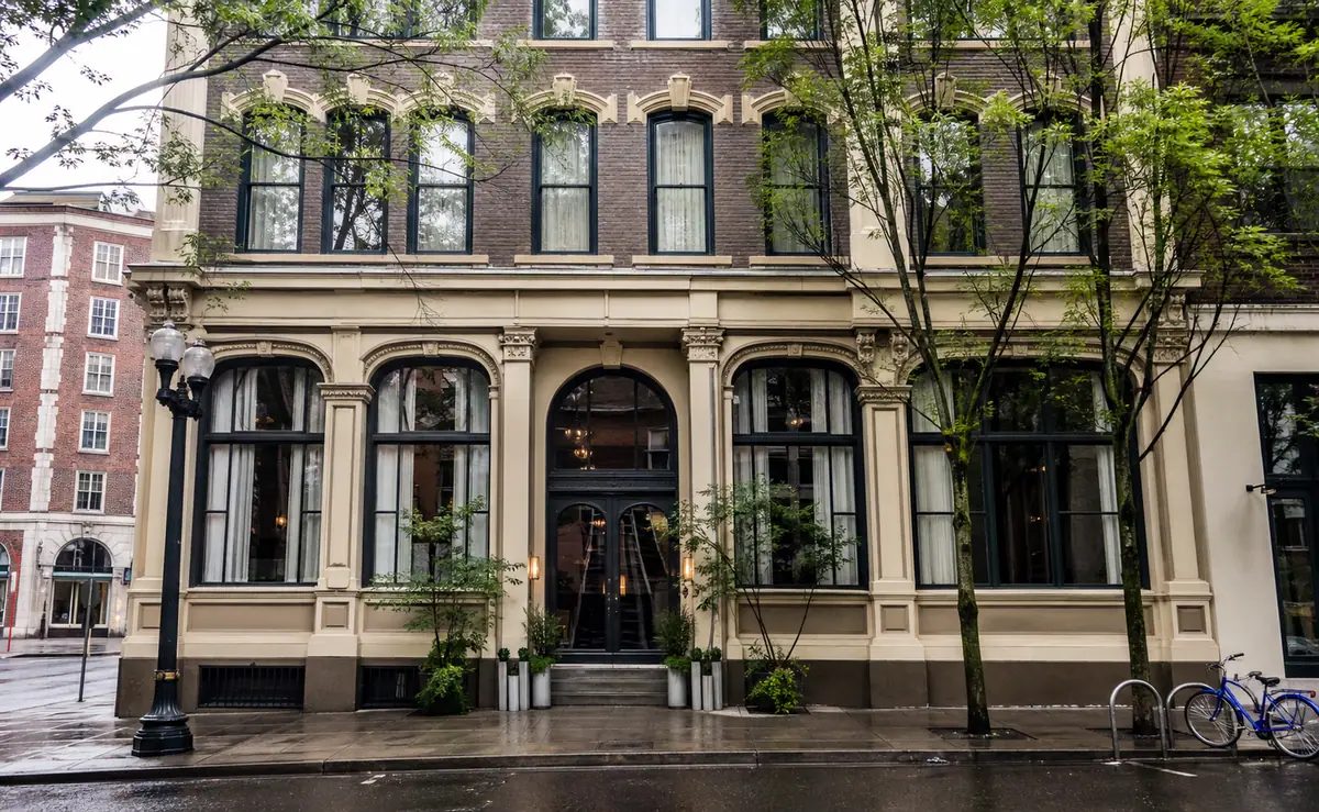 Photoreal exterior of The Society Hotel - Portland in Portland