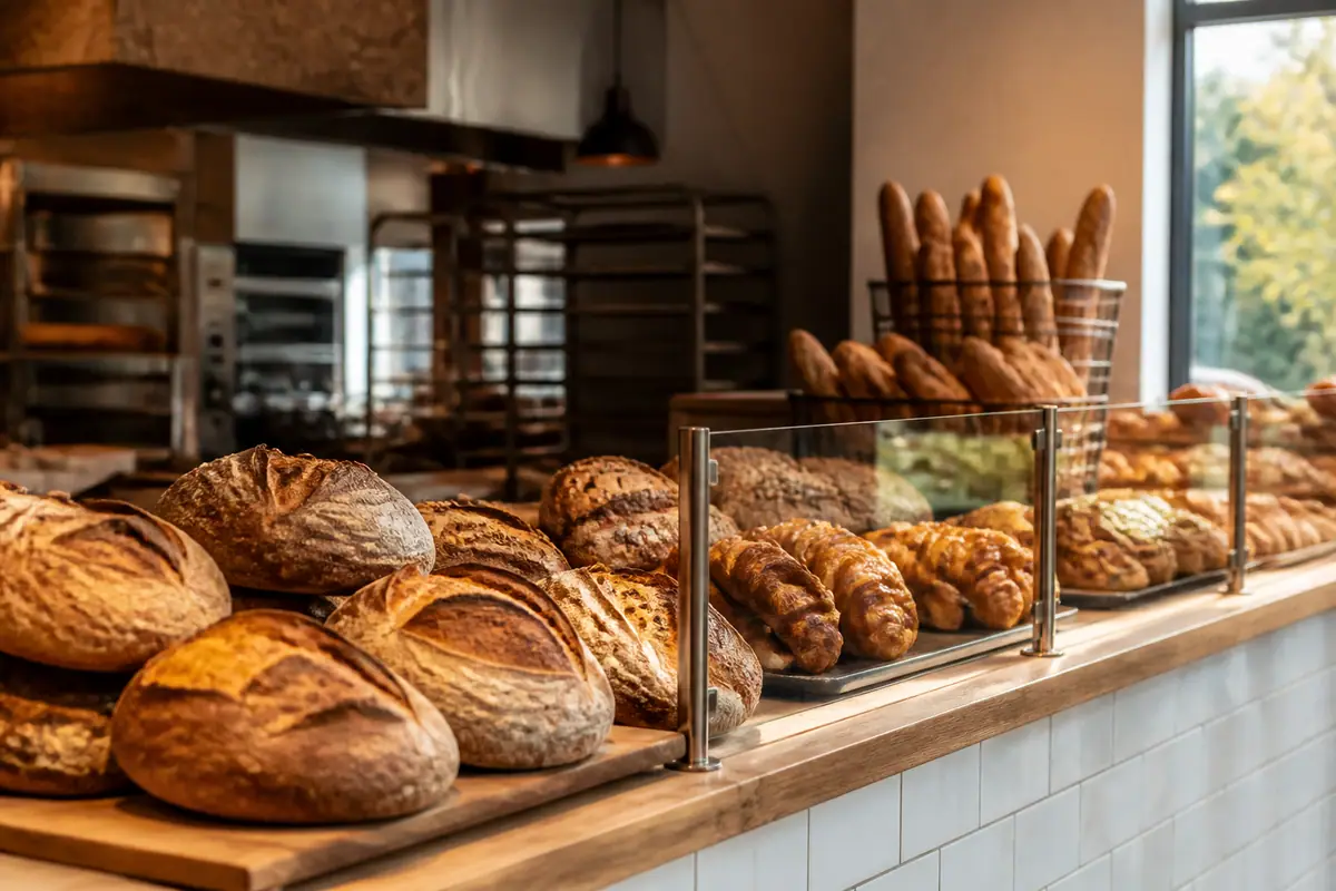 Photorealistic travel-editorial view of Boulted Bread in Raleigh, North Carolina