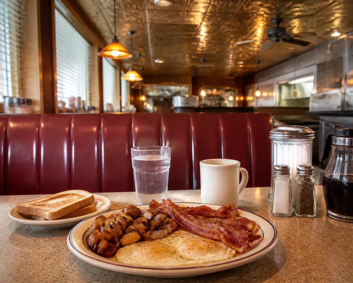 Photorealistic travel-editorial view of Gold 'N Silver Inn in Reno, Nevada