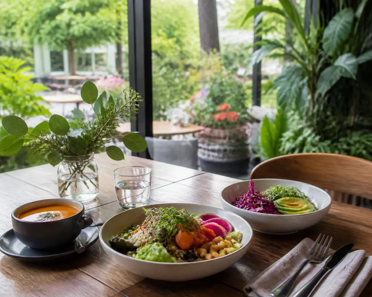 Photorealistic travel-editorial view of Great Full Gardens in Reno, Nevada