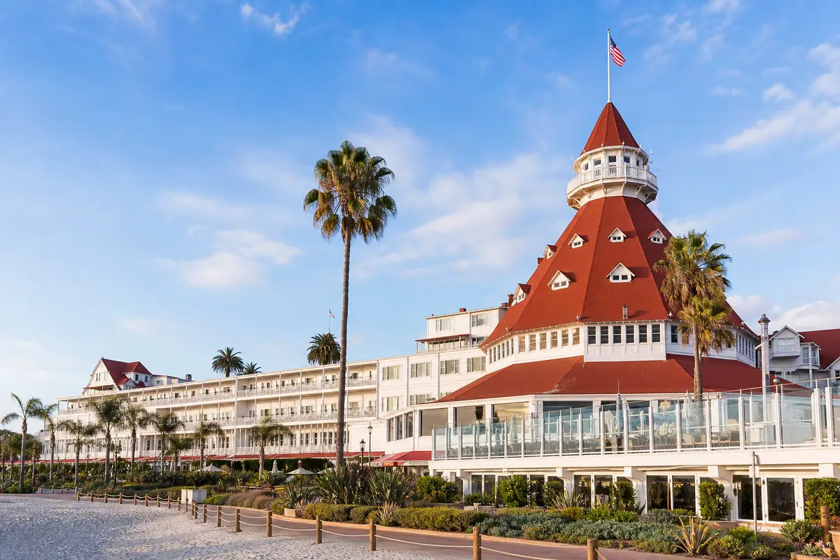 Photoreal exterior of Hotel del Coronado in San Diego