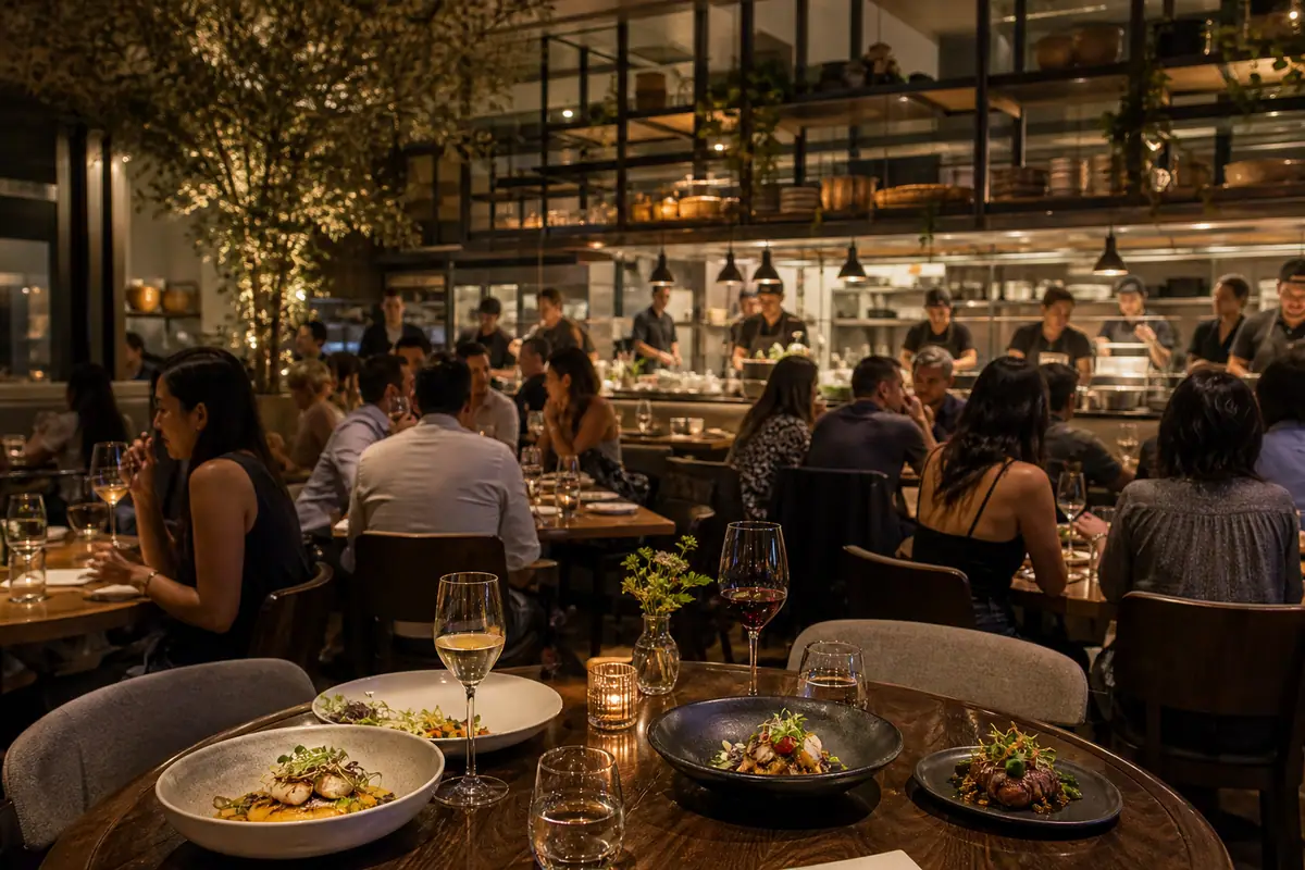 Photoreal dining or food scene representing Juniper & Ivy in San Diego