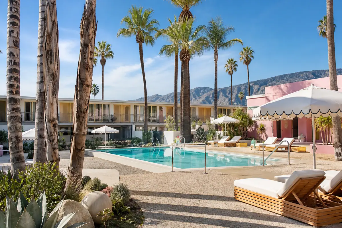 Photoreal travel-editorial view of The Leta Santa Barbara Goleta in Santa Barbara, California