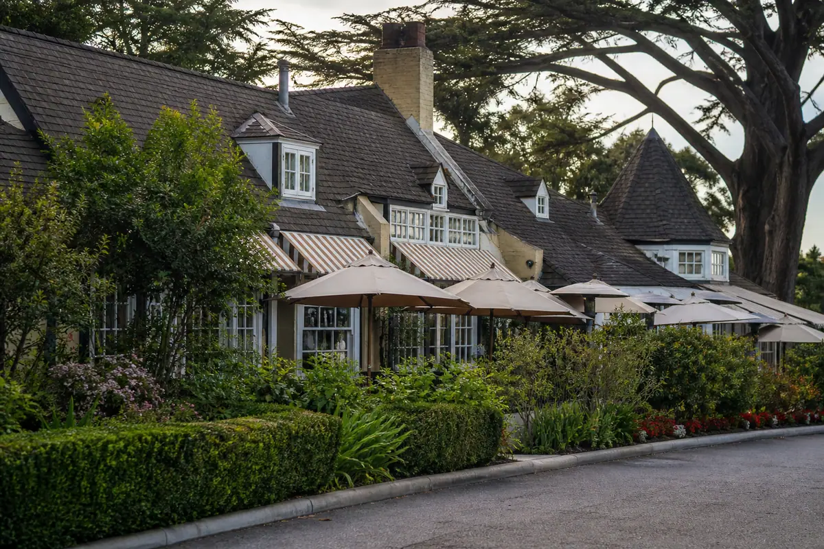 Photoreal travel-editorial view of Zachary's Restaurant in Santa Cruz, California