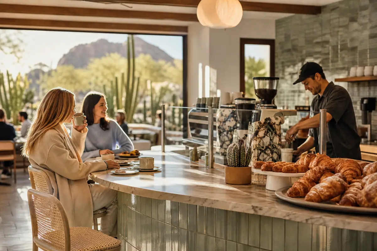 Photoreal dining or food scene representing Berdena's in Scottsdale
