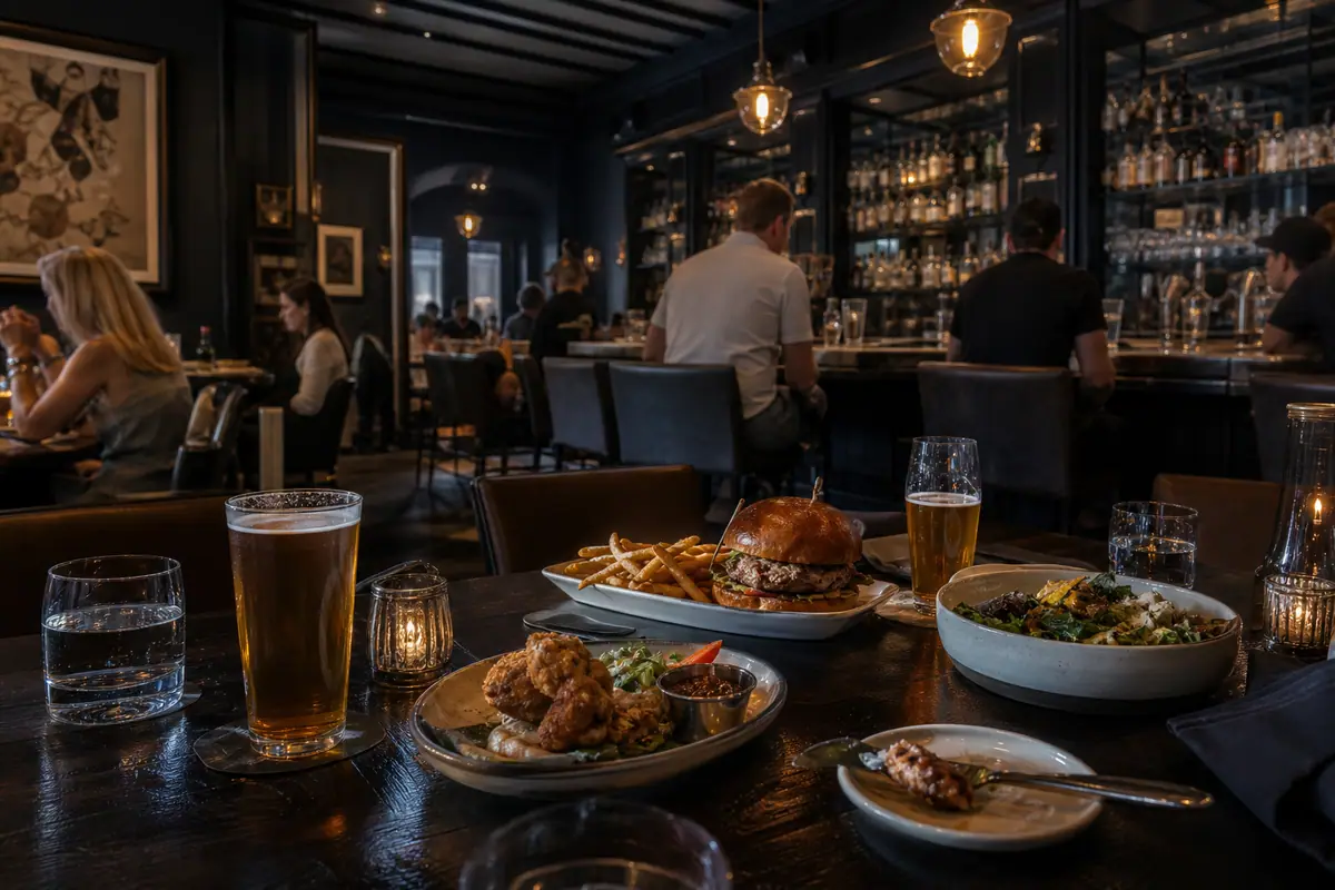 Photoreal dining or food scene representing Citizen Public House in Scottsdale