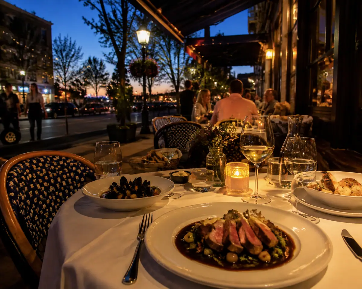 Travel-editorial view of Amical in Traverse City, Michigan