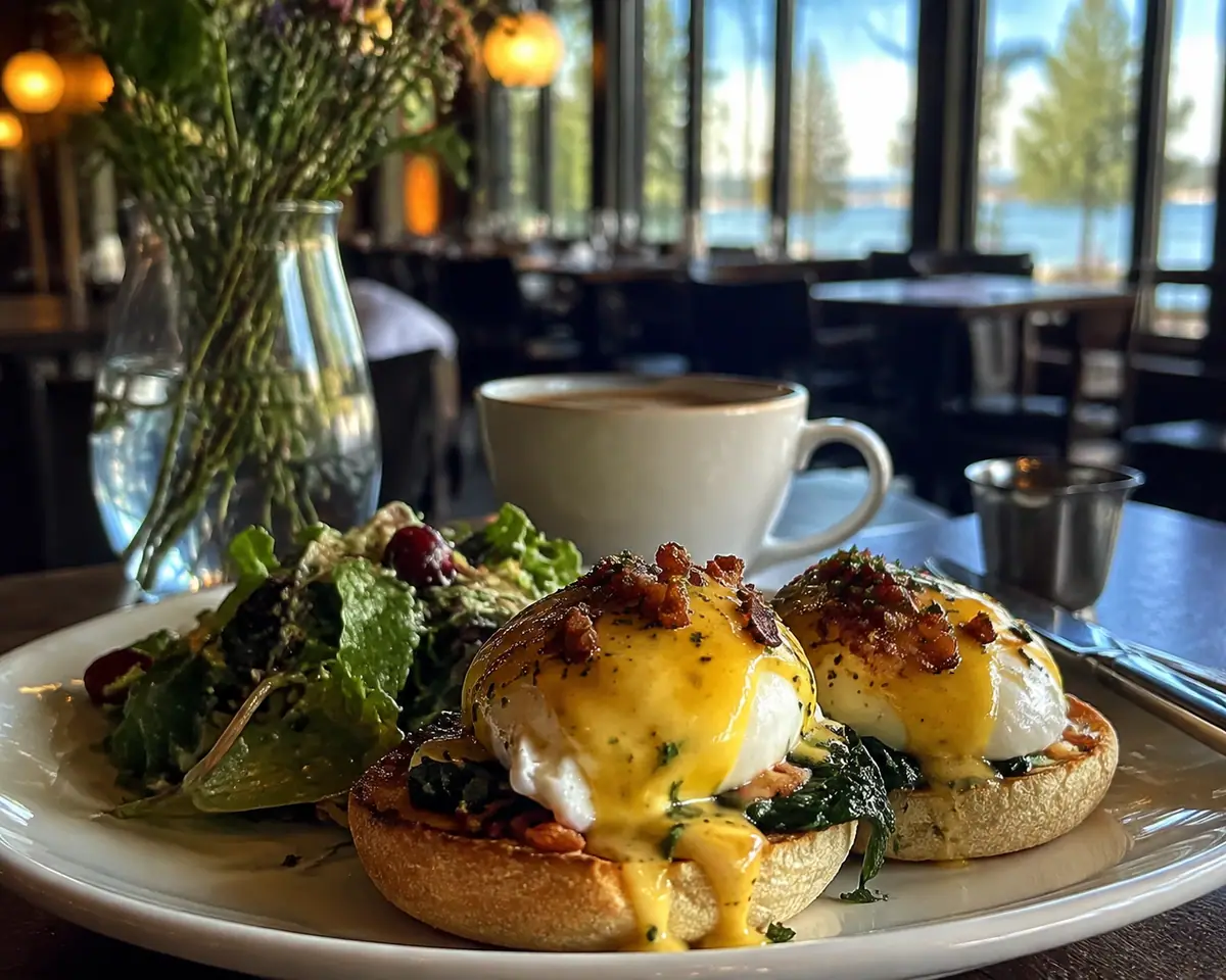 Travel-editorial view of Benedict in Traverse City, Michigan
