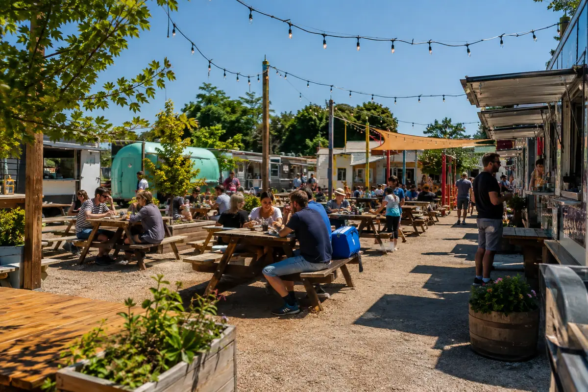 Travel-editorial view of The Little Fleet in Traverse City, Michigan