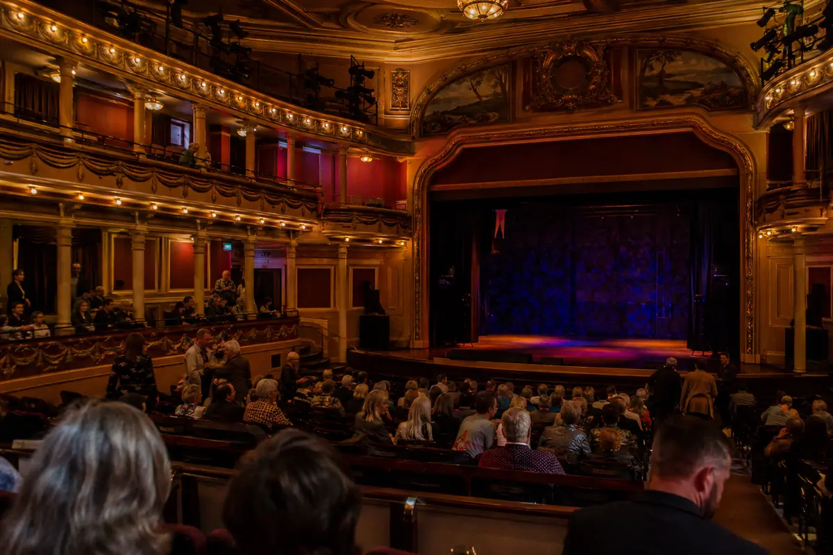 Travel-editorial view of City Opera House in Traverse City, Michigan