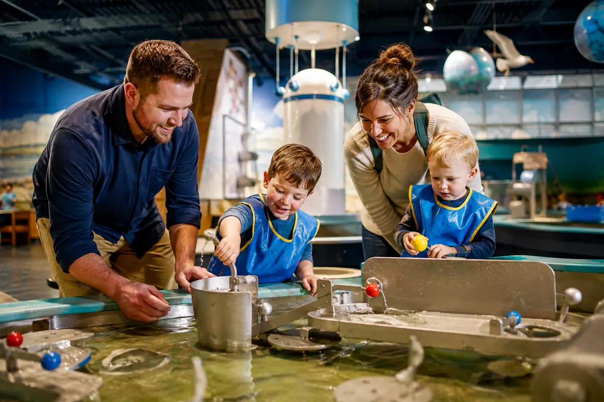 Travel-editorial view of Great Lakes Children’s Museum in Traverse City, Michigan