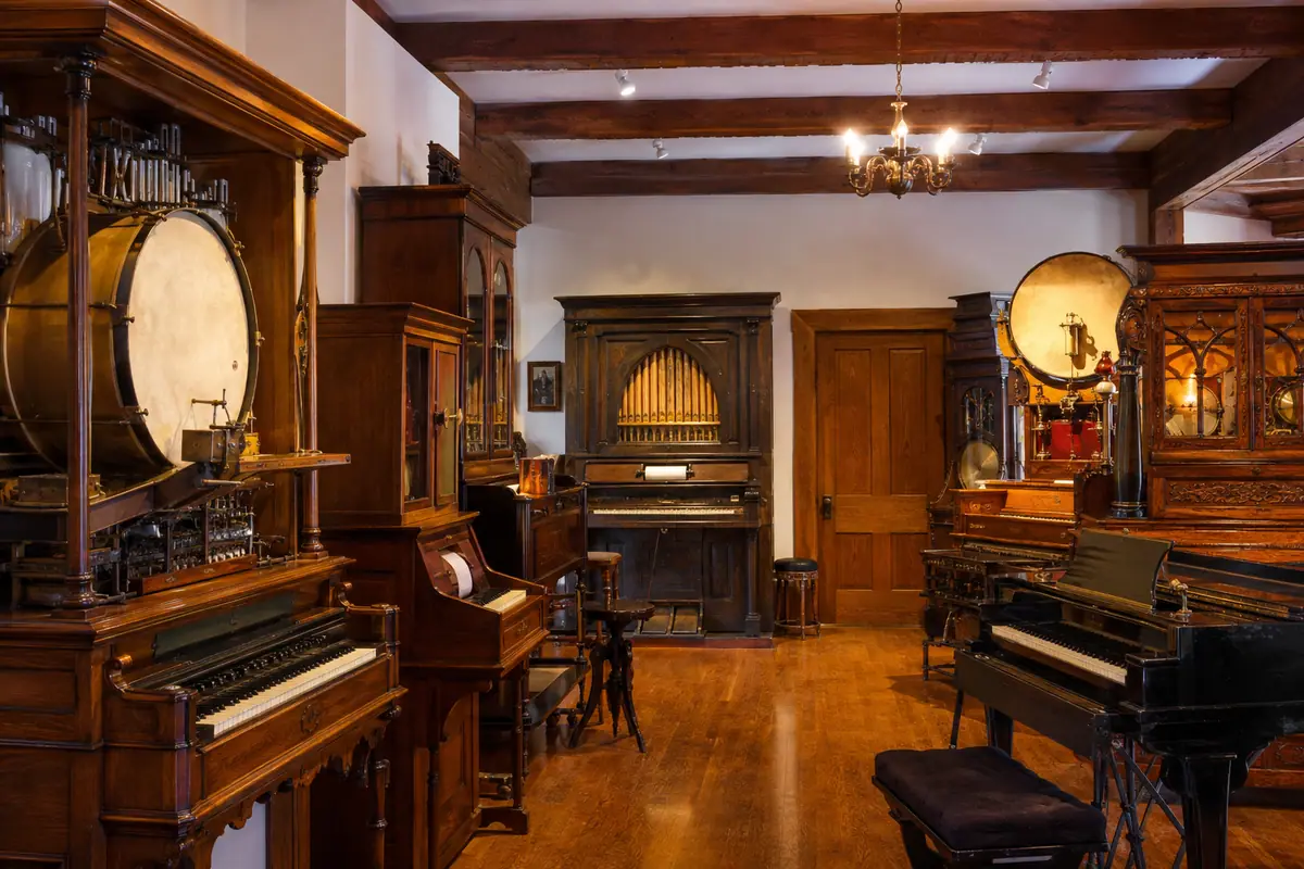 Travel-editorial view of Music House Museum in Traverse City, Michigan