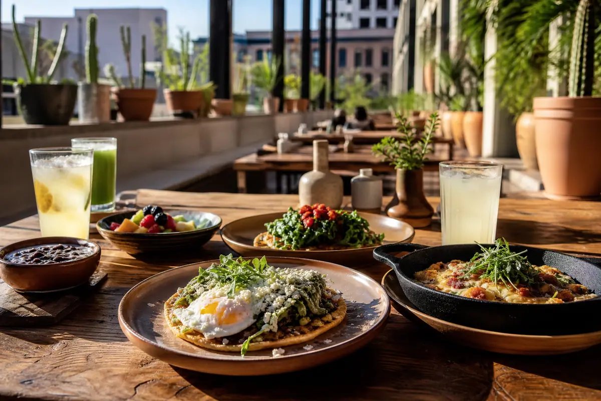 Photoreal travel-editorial view of Seis Kitchen in Tucson, Arizona