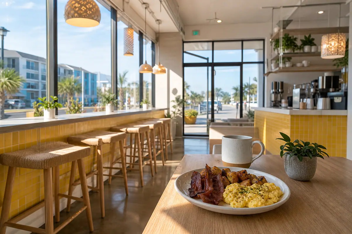 Photoreal travel-editorial view of Citrus Breakfast & Lunch in Virginia Beach, Virginia