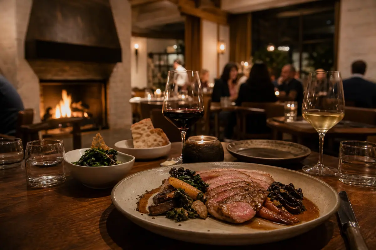 Photoreal dining scene representing The Dabney in Washington, DC