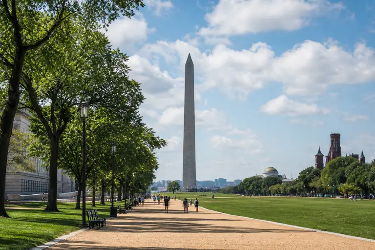 Photoreal National Mall and monument scene representing Washington, DC